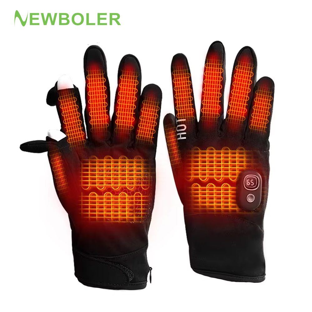 Heated Gloves Electric - Beheizte Winterhandschuhe Unisex Wasserdicht Winddicht Kältehandschuhe