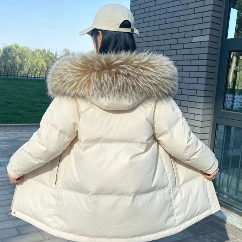 Waschbärfellkragen für Damenja – Winter Clothing Pk Bewertung und Preis