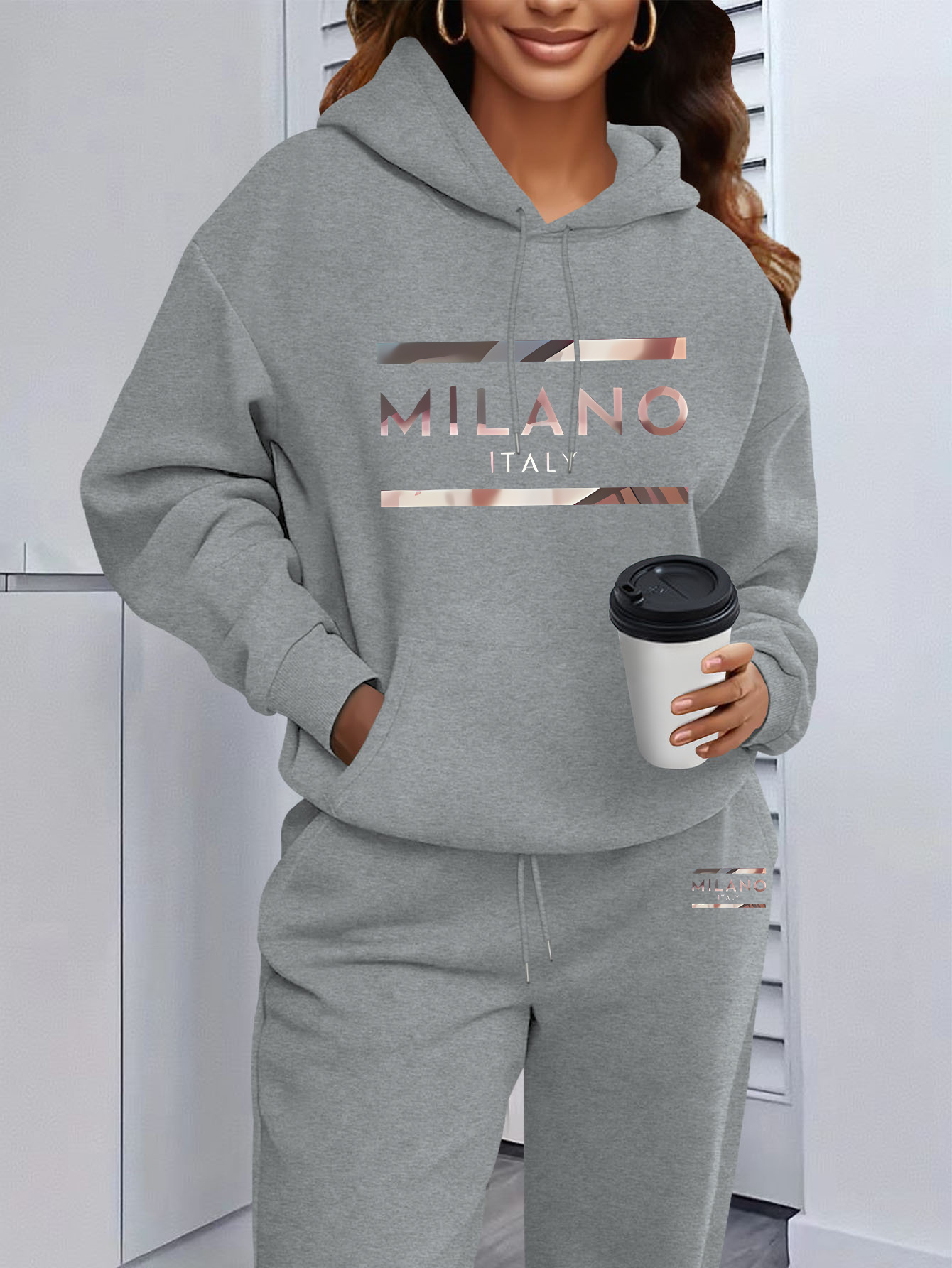 2026 Damen-Print-Kapuzenpullov – Winter Clothing For Women Bewertung und Preis