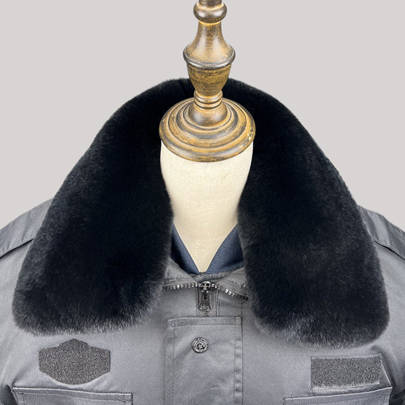 100% Rex-Kaninchenfell-Kragen  – Winter Clothing Pk Bewertung und Preis