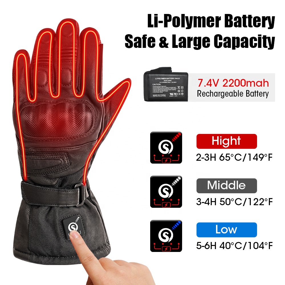 Hochwertige Echtleder-Handschu – Heated Gloves Electric Bewertung und Preis